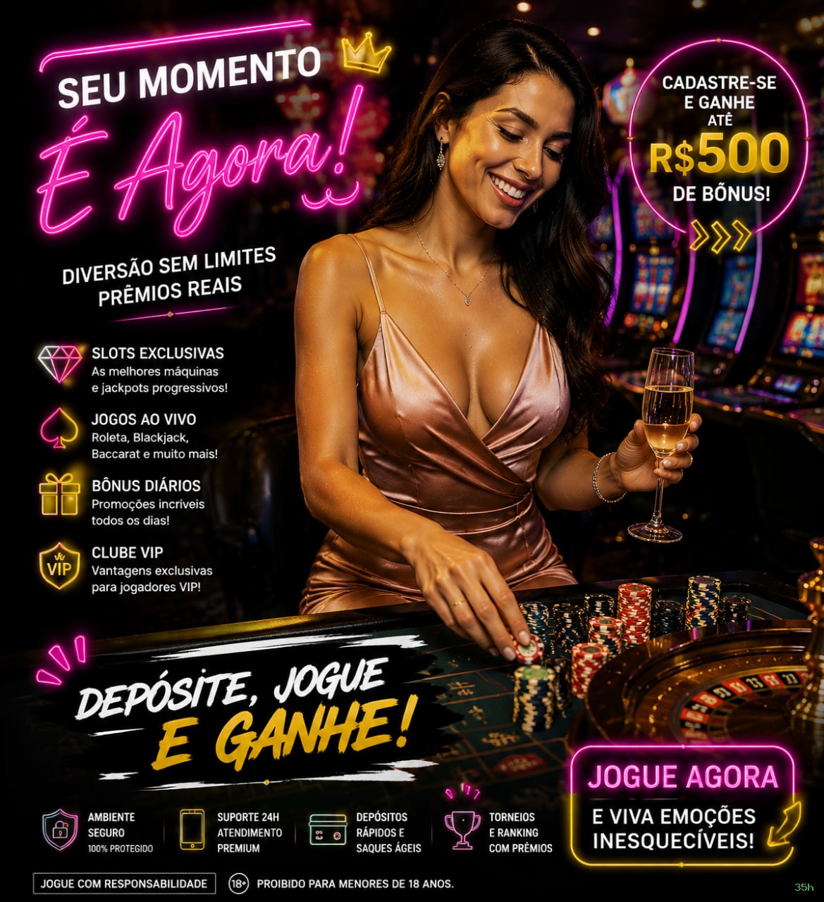 Jogos de loteria online na 35h